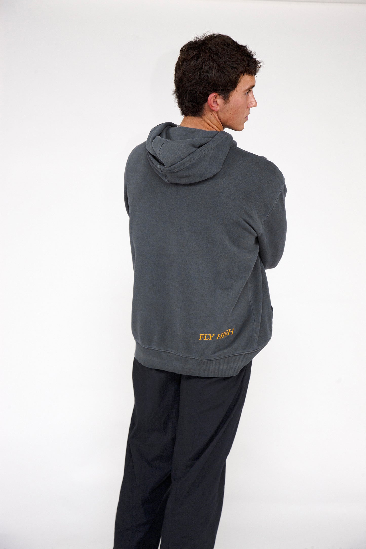 FH DARKGREY OVERSIZED HOODIE