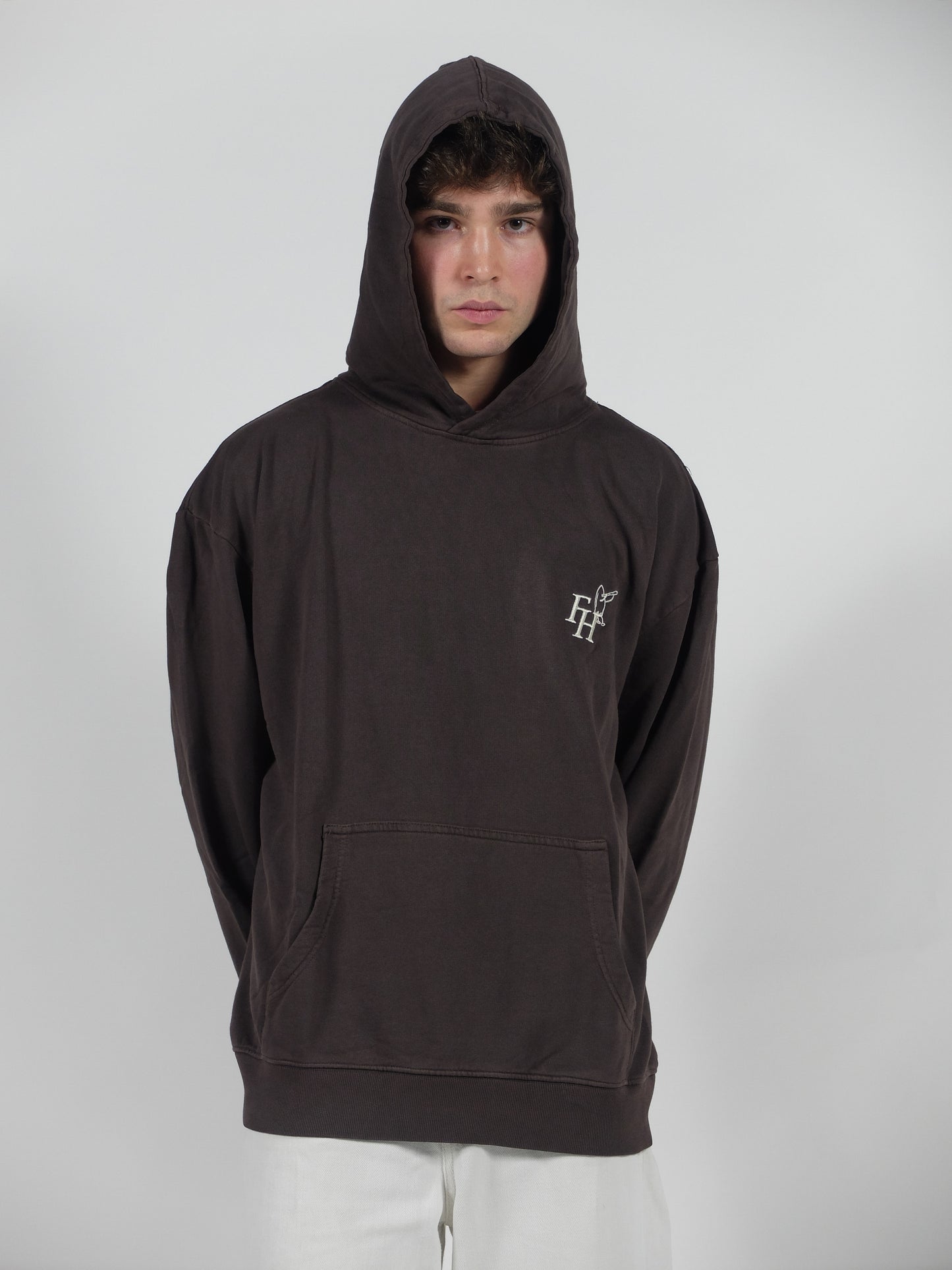 FH BROWN OVERSIZED HOODIE