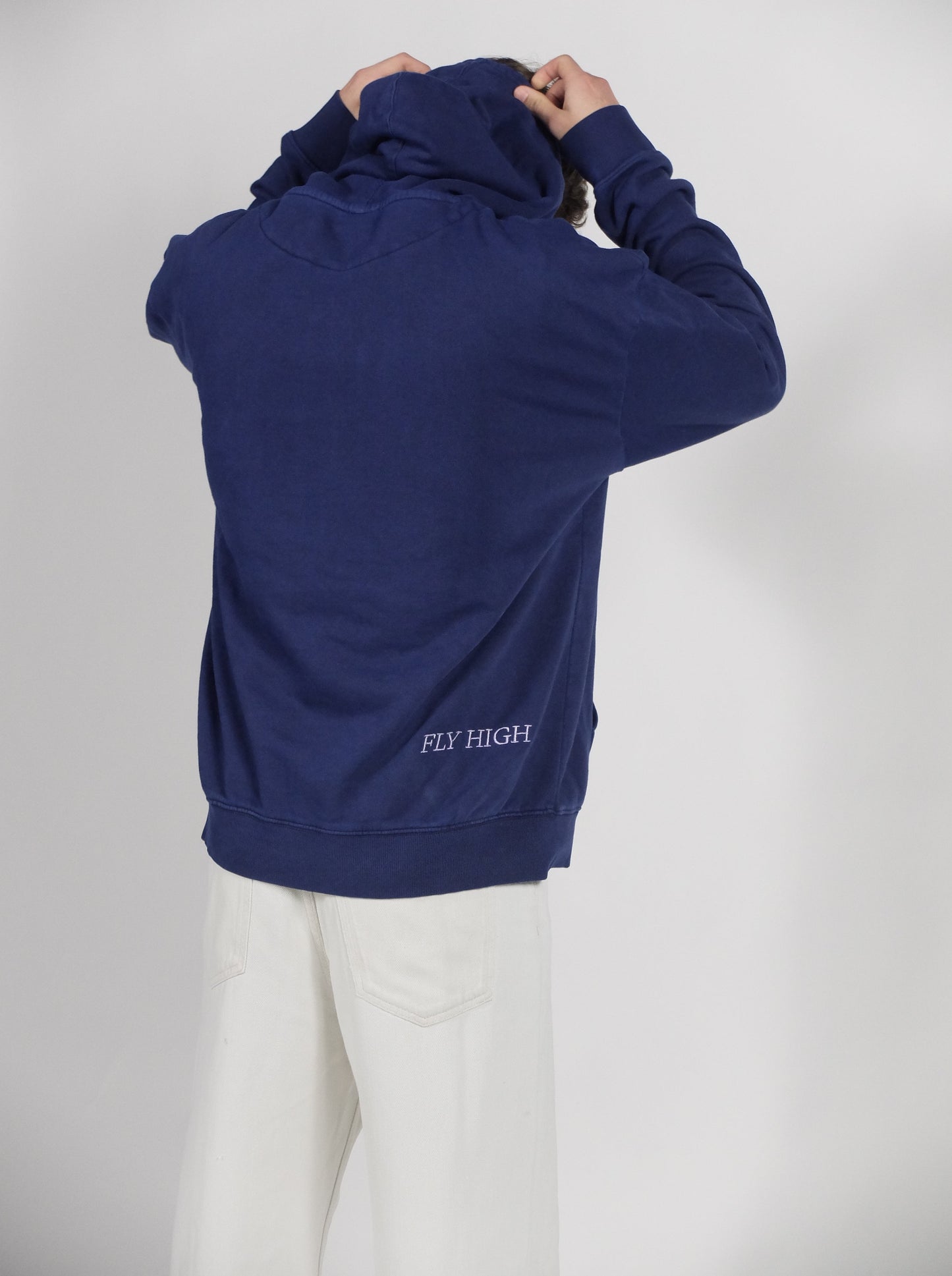 FH NAVY OVERSIZED HOODIE